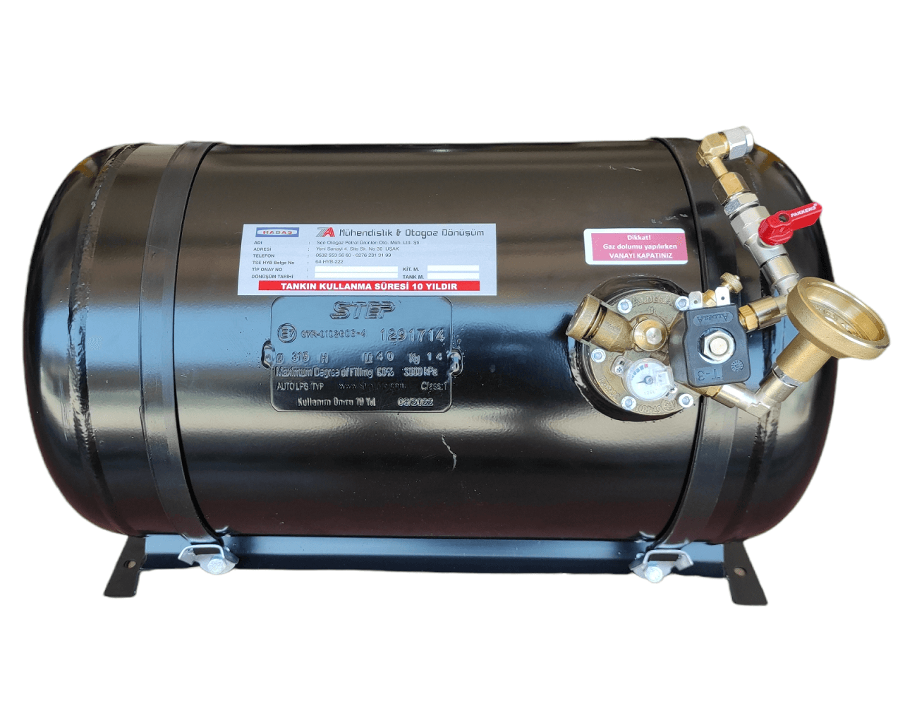 Karavan Lpg Tankı 40 Litre Kollektörlü