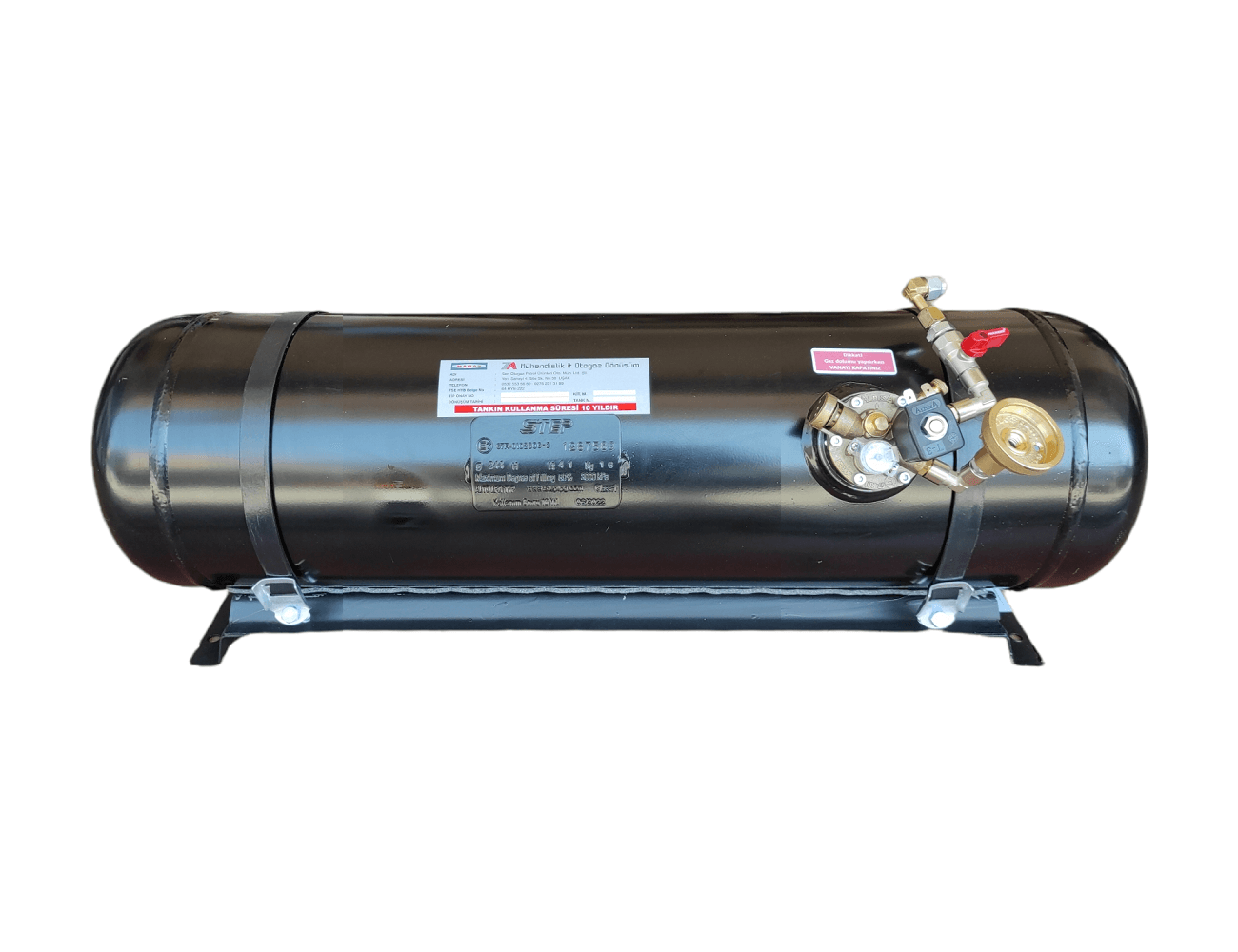 Karavan Lpg Tankı 37 Litre Kollektörlü